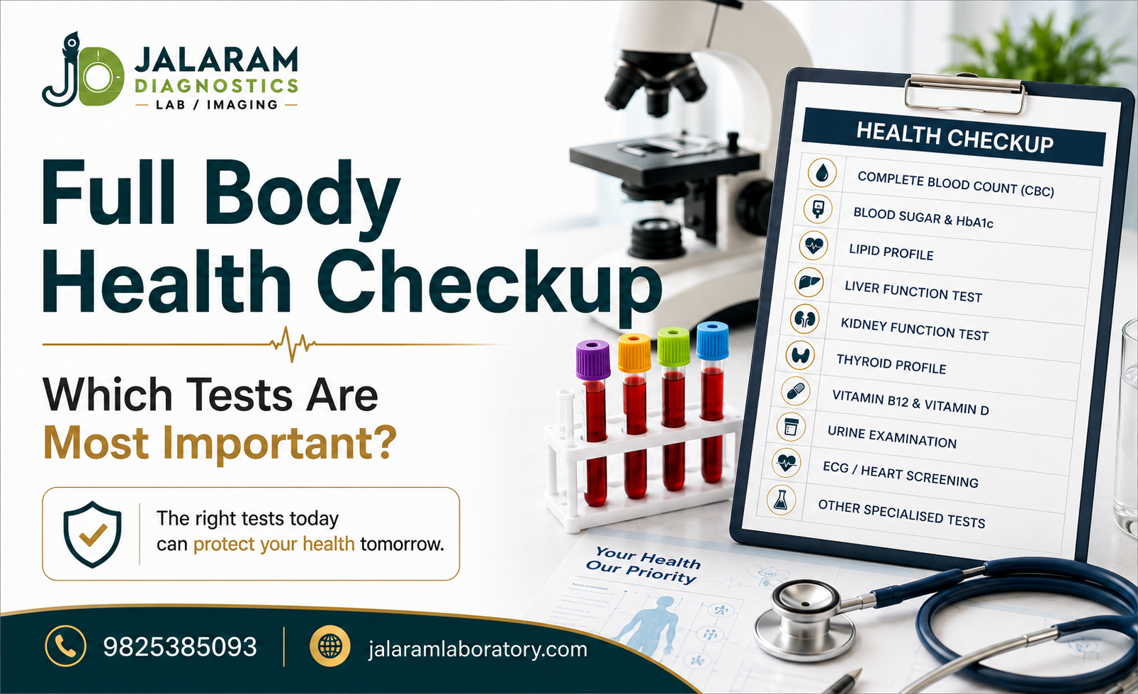 Full Body Health Checkup: Which Tests Are Most Important?